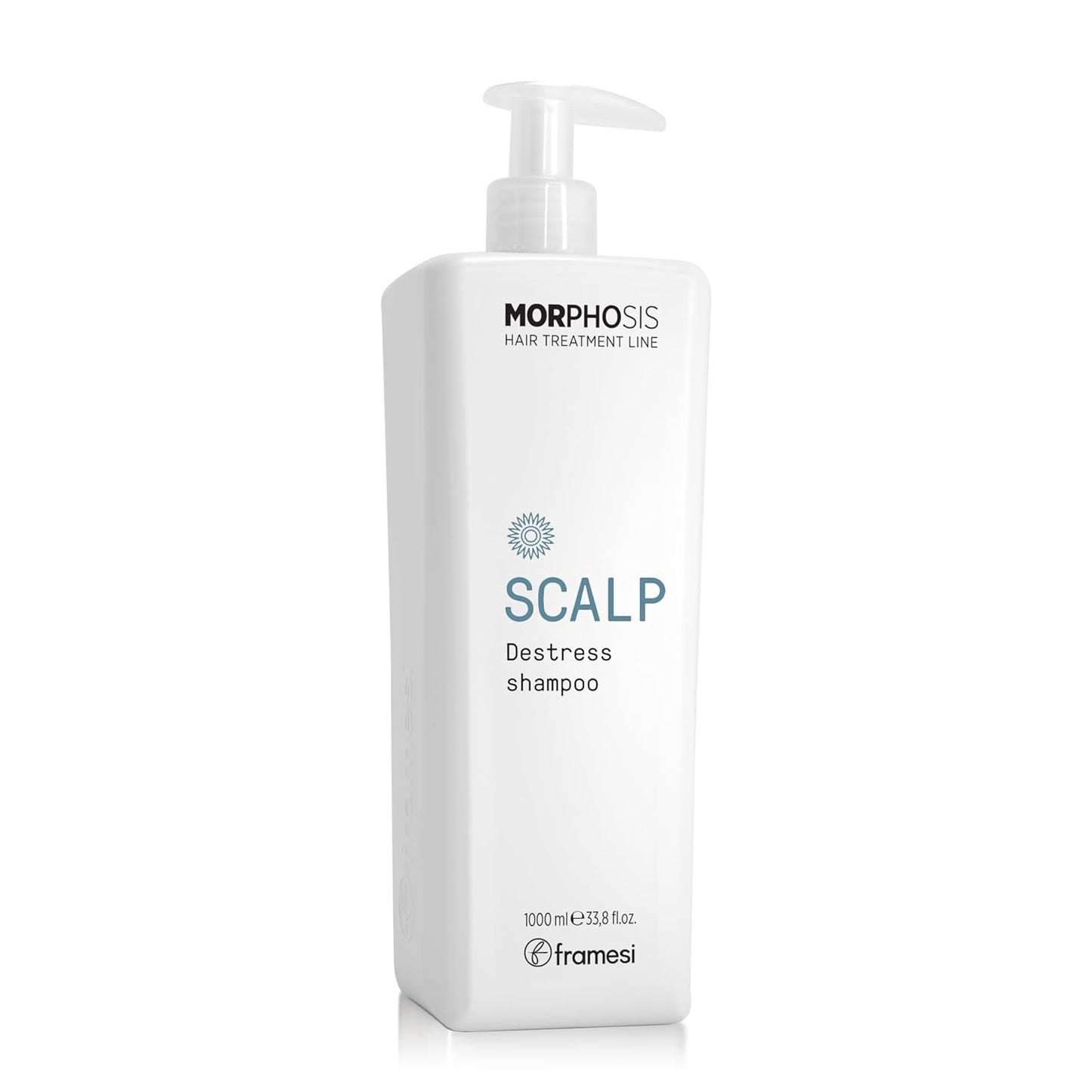 Framesi Morphosis Scalp Destress Shampoo - Soothing Formula for Sensitive Scalps | 33.8 fl oz, Natural & pH Balanced