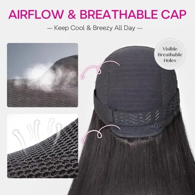 mscoco Bob Wig Human Hair 5¡¿6 Natural Black Body Wave Lace Front Wigs Human Hair Pre-bleached knots Glueless Bob Wig Human Hair Glueless Wigs Human Hair for Black Women Body Wave Human Hair Wig