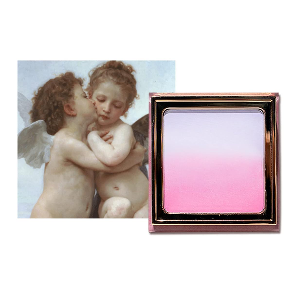 MilleFée Angel Gradation Blushes 5g Lone Wear Shimmer Millefee Powder Palette for Beauty Cheek