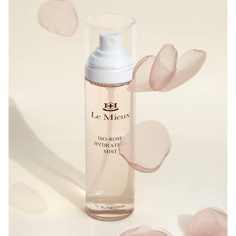 Le Mieux Skincare Iso Rose Hydrating Mist - Hydrating Face Mist with Minerals & Bulgarian Rose Water - Soothing Facial Spray for Calming & Moisturizing Irritated, Dry Skin (4 oz / 120 ml)