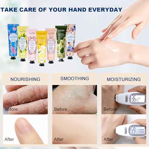 Hand Cream Gifts Set For Women, 14 Pack Natural Plant Fragrance Mini Hand Lotion For Dry Cracked Hands, Travel Size Hand Care Moisturizing Hand Cream Bulk Gift Set For Mom Girlfriend Girls Her