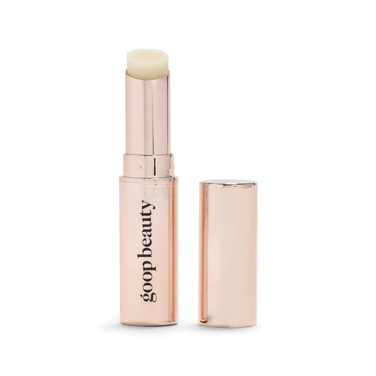 goop Beauty Clean Lip Balm | Dry Lips Treatment | Coconut Oil, Pomegranate Extract, & Shea Butter | Petroleum Free | 0.16 oz