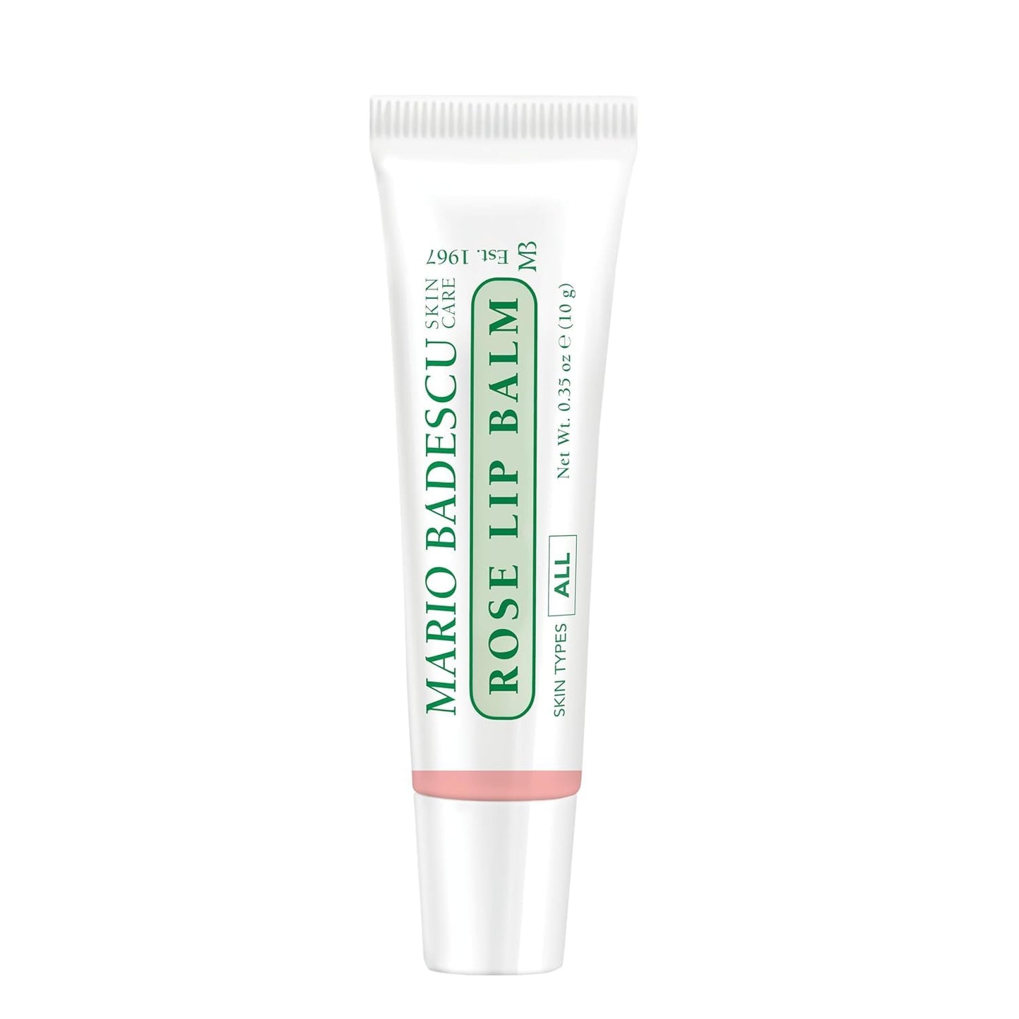 Mario Badescu Moisturizing Rose Lip Balm for Dry Cracked Lips, Infused with Coconut Oil and Shea Butter, Ultra-Nourishing Lip Care Moisturizer for Soft, Smooth and Supple Lips, 3 Pack