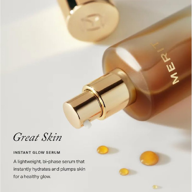 Great Skin Instant Glow Serum - Niacinamide & Hyaluronic Acid | 1.69 oz + Bonus Acne Patch (36 Pieces)