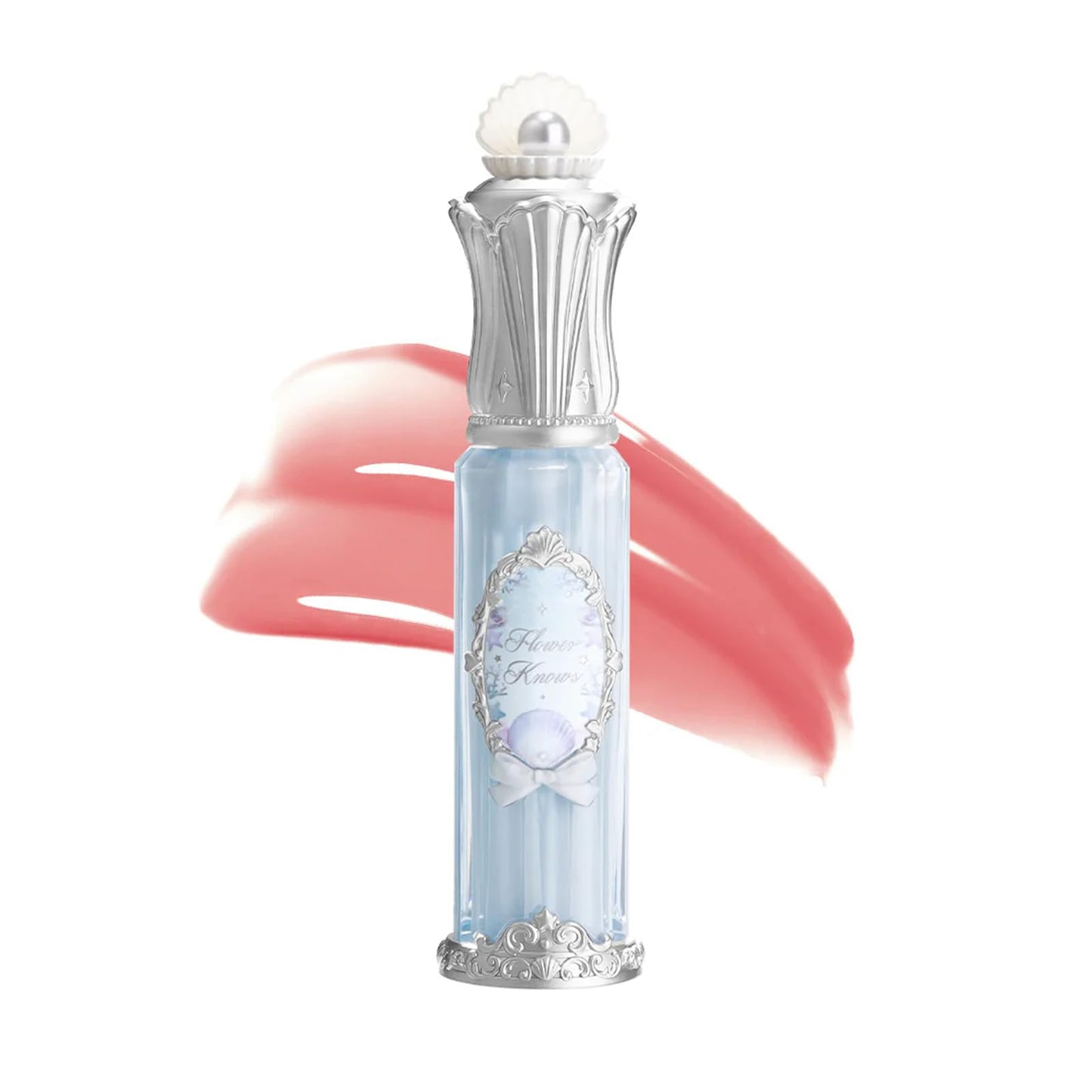 Flower Knows Shell's Jewel Nourishing Lip Glaze, Light Baby Pink