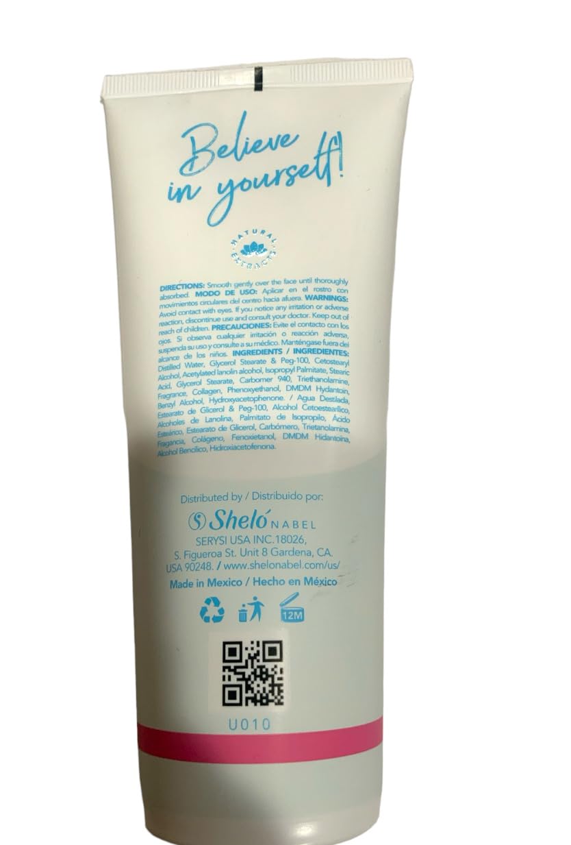 Sheló NABEL Moisturizing Facial Cream with Collagen, 8.46 floz
