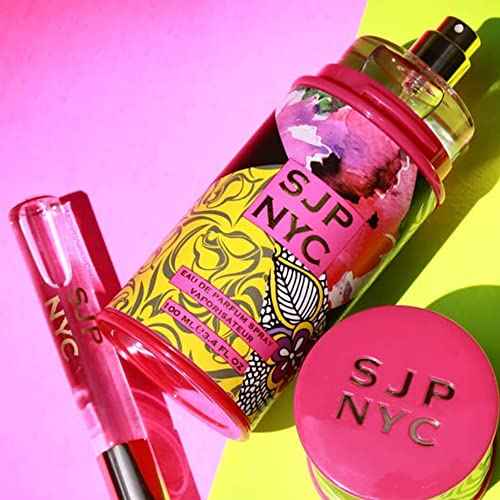 SJP NYC Gift Set For Women - Adventurous, Enticing Fragrance - Cocktail Of Floral, Fruity, And Musky Notes - Contains Perfume Spray And Mini Rollerball In Iconic, City-Inspired Scentl - 2 Pc
