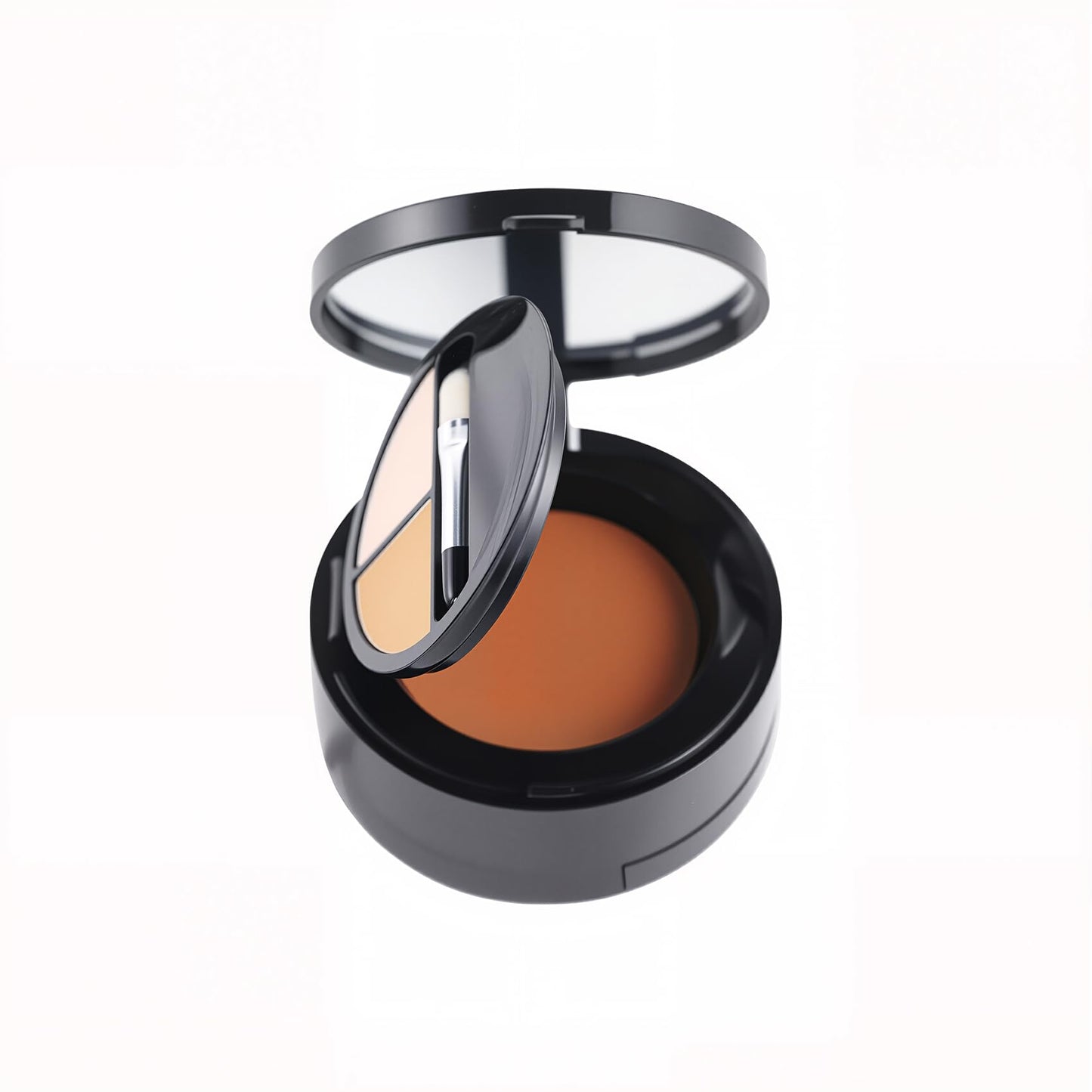 Snowzoom 4 in 1 Air Cushion Foundation-Concealer,Setting Powder-SPF 50+ Long-Lasting, Full Coverage Cushion Compact-Lightweight, Matte Finish (NEUTRAL BEIGE-For medium to deep skin tones, 13.8 g)