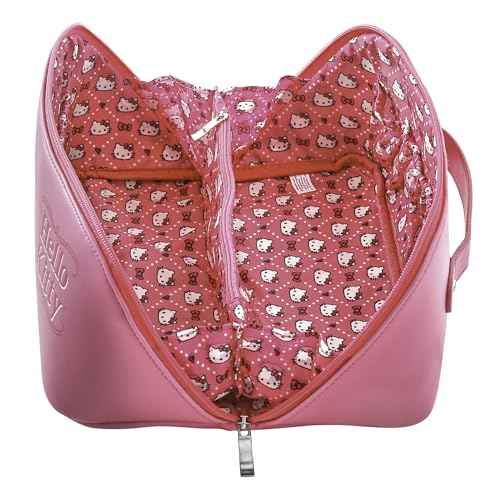 Hello Kitty Makeup Bag Official License, Travel Cosmetic Bag, Sanrio Travel Pink Makeup Bag