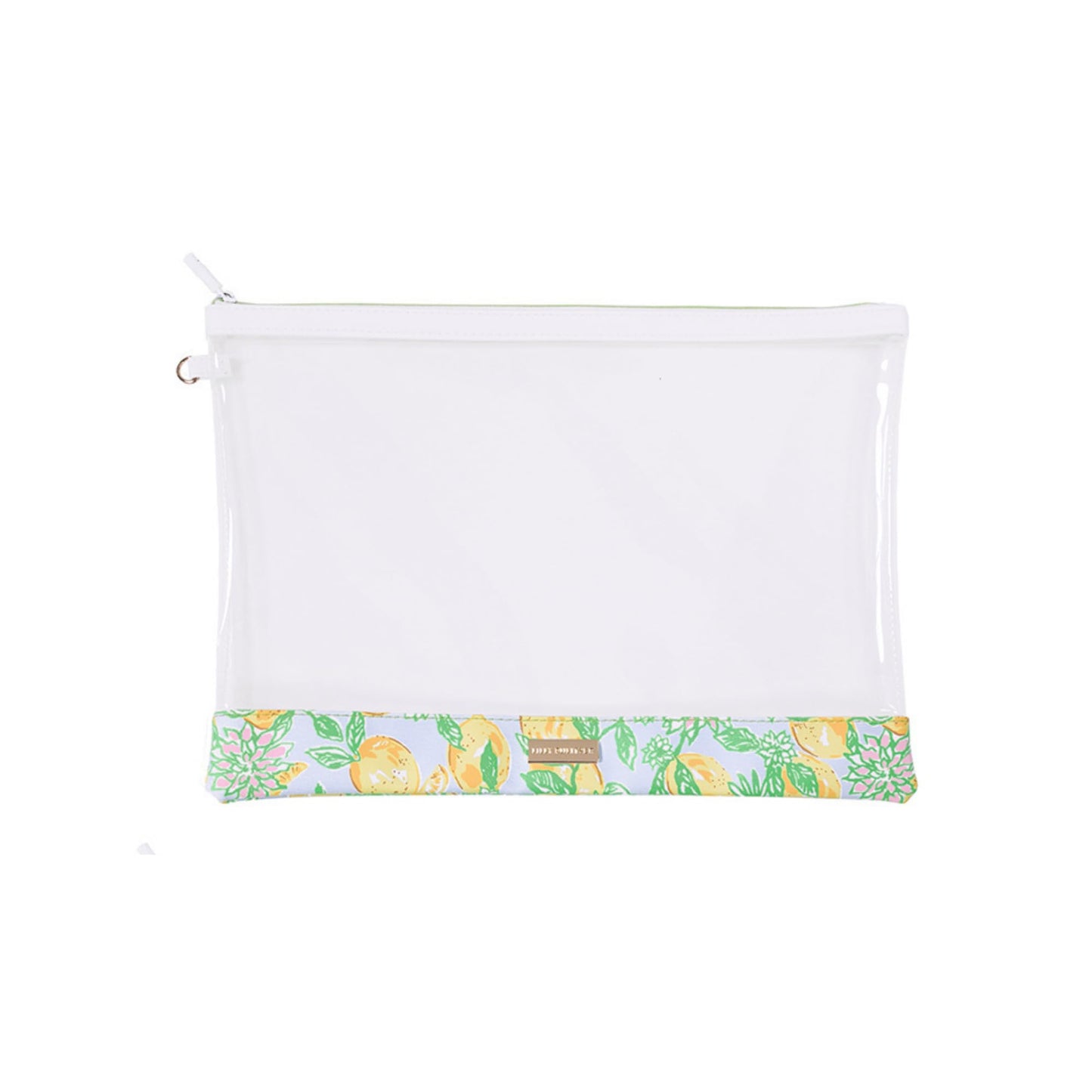 Lilly Pulitzer Small Makeup Bags, Cosmetic Zipper Pouches for Travel and Purse, Set of 3, Lime Feeling Good