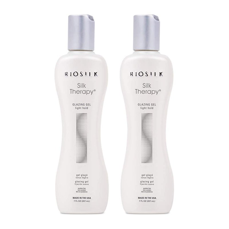 BioSilk Glazing Gel - Professional Hair Styling Gel | 7 oz, 2 Pack