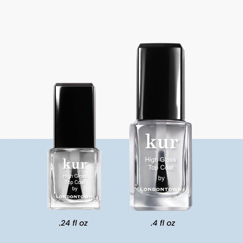 High Gloss Top Coat - Glass-Like Shine & Smooth Finish | Streak-Free Application, .24 fl oz