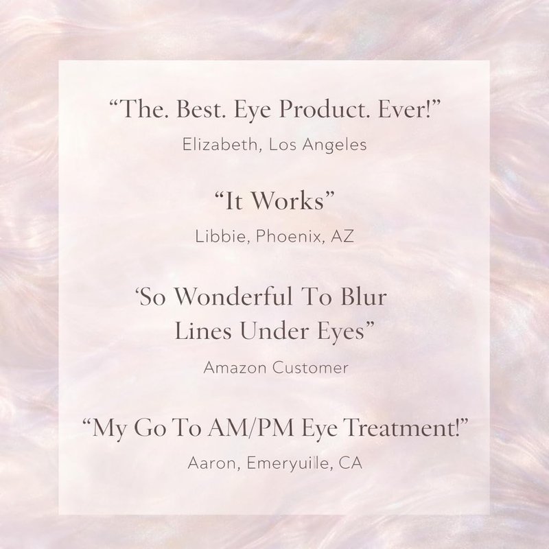 ARCONA Eye Dew Plus Under Eye Serum – Liquid Crystal Eye Treatment – Firms & Brightens Dark Circles + Puffiness – 0.4 oz