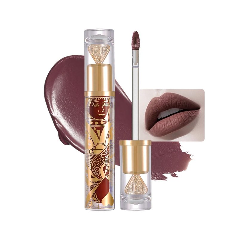 Matte Velvet Lip Stain - Long-Lasting Transfer-Resistant Liquid Lipstick | Lightweight Non-Sticky Formula, Misty Matte Finish