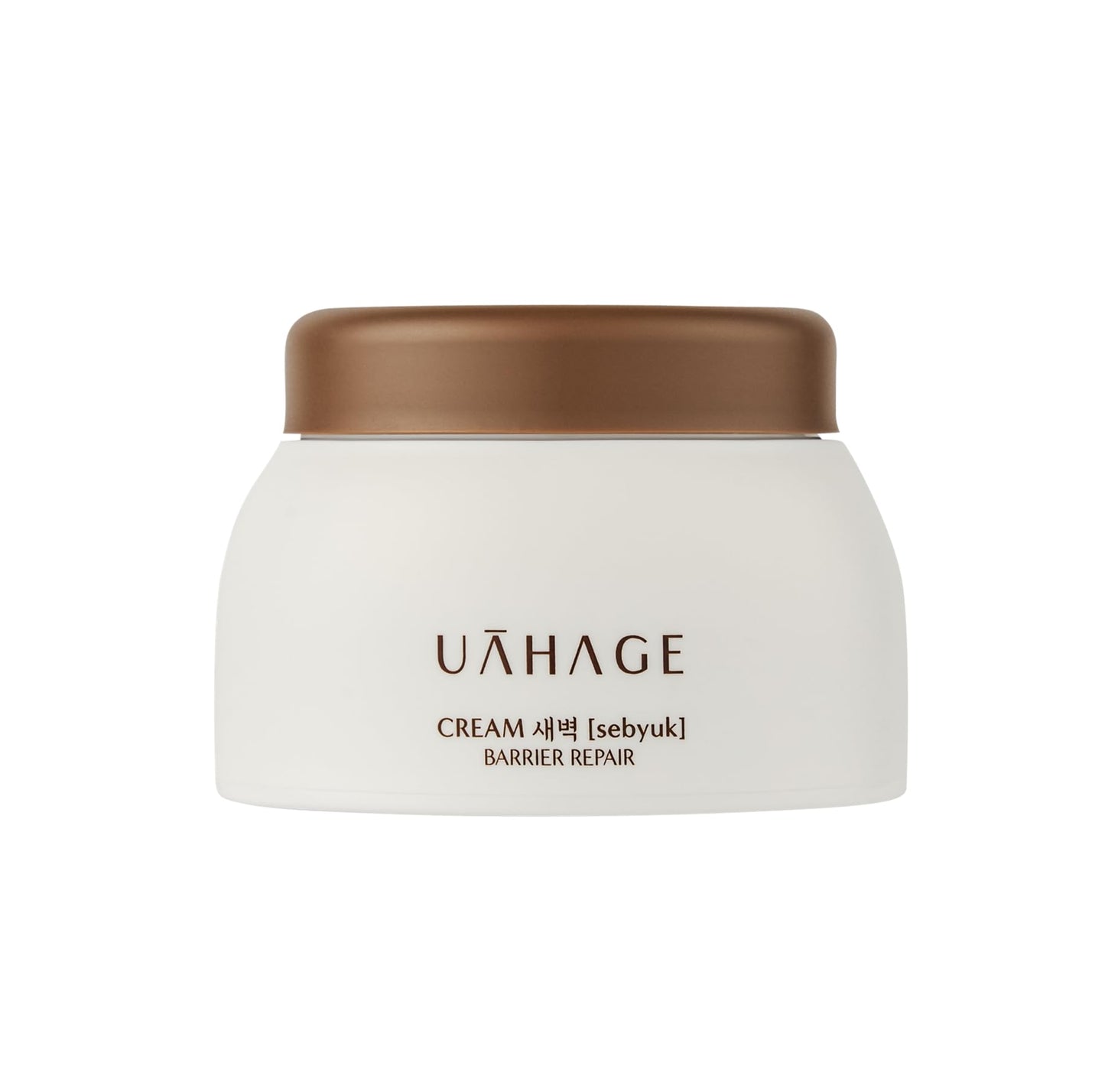 UAHAGE Sebyuk Cream Barrier Repair - Long-Lasting Hydration, Vegan Korean Skincare with Ceramide, Cholesterol, Shea Butter, Niacinamide, Panthenol, Squalane (50ml / 1.69 fl.oz)