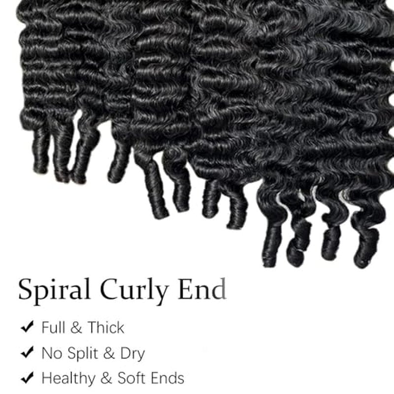Burmese Curly Bundles Human Hair 12 Inch Human Hair 4 Bundles 100% Unprocessed Quick Weave 3c4a Real Human Hair Extensions Natural Black