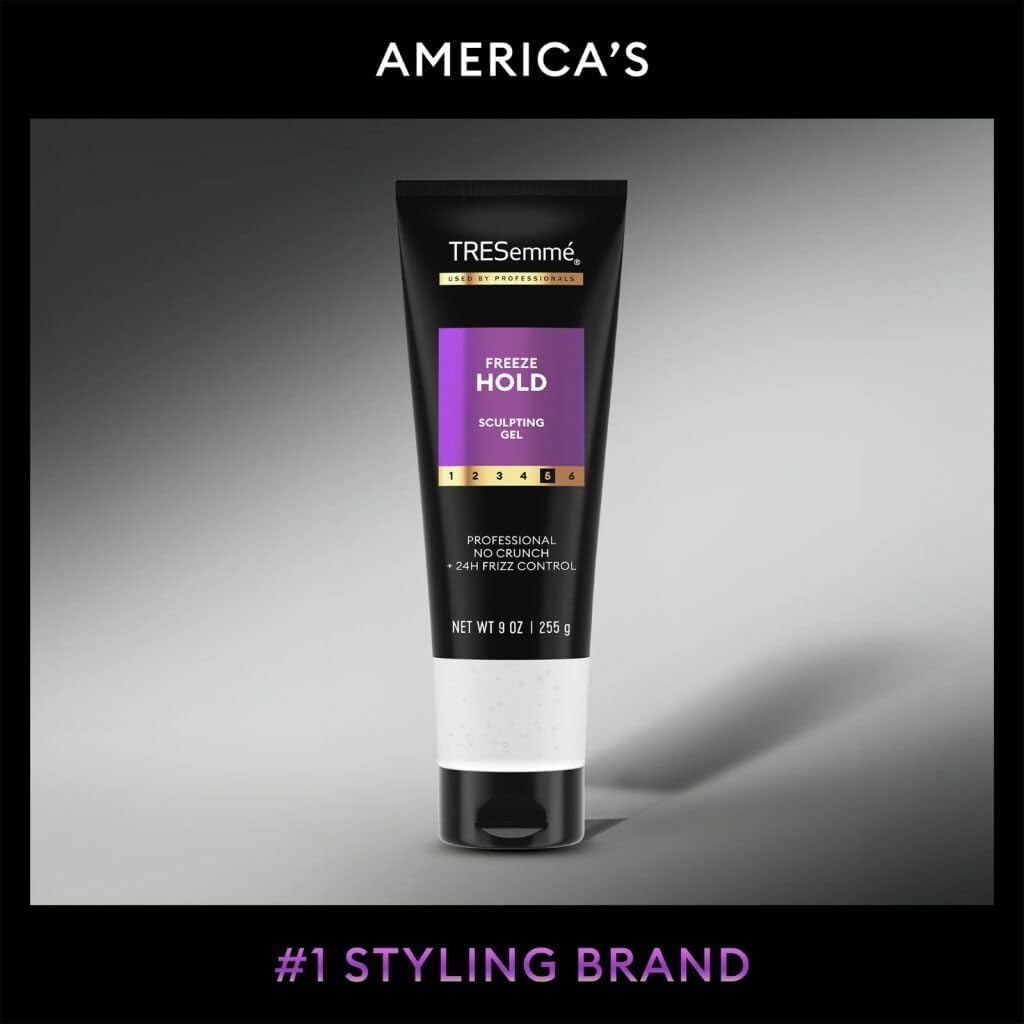 TRESemme Hair Gel, Mega Control 4-Pack, 24H Frizz Control + Keratin Repair, Instant Recovery Mask
