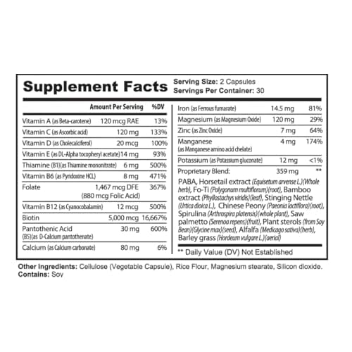 Lu.min Root Revive - Hair Support, 60 Count / 30SV