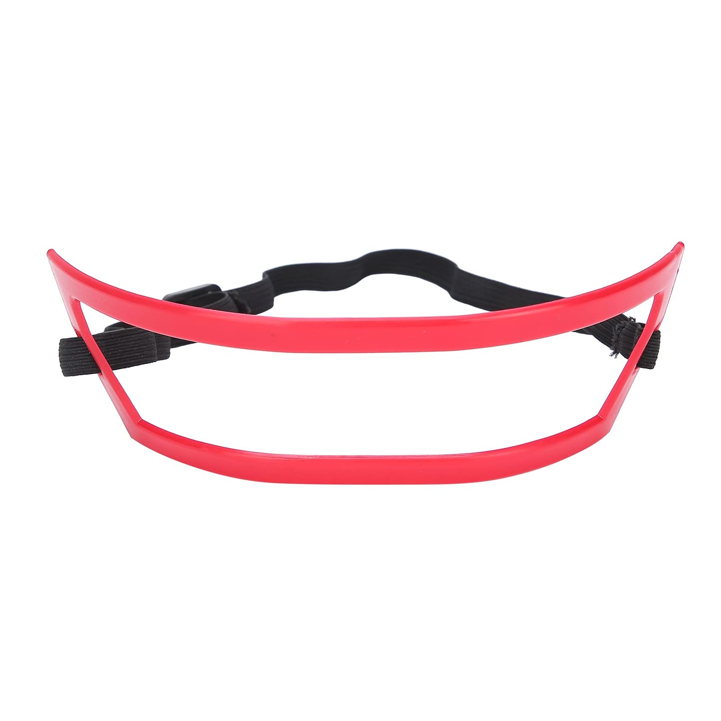 Deosdum 4 Pcs Haircut Tool Kit Hairline,Beard Shaping Tool,Beard Styling Cutting Hairline Grooming Red Plastic Beard Template Set