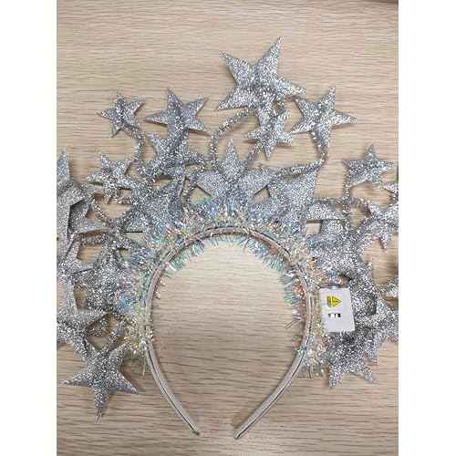 Light Up Stars Headbands Sparkly Led Nightclub Hair Band Rave Party Costume Hair Accessories for Women