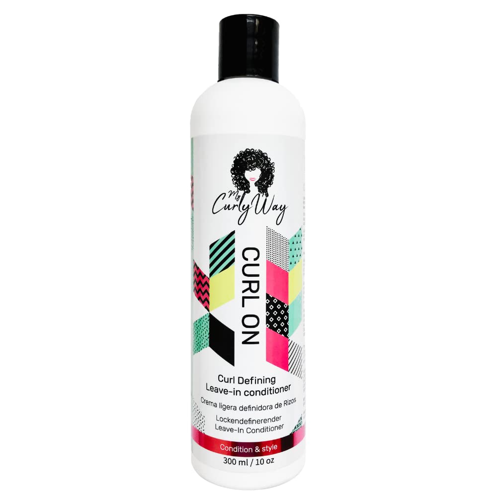 Leave In Conditioner for Curly Hair - Nourishing Fruit & Flower Extracts | 10 Oz Vegan Curl Moisturizer Cream