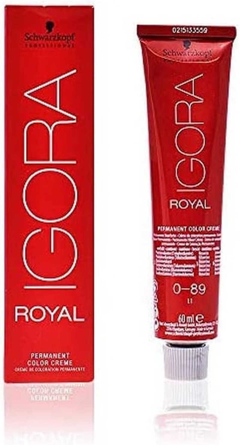 Schwarzkopf Igora Royal Hair Color - 0-89 Red Violet Concentrate | Long-Lasting Vibrant Hue