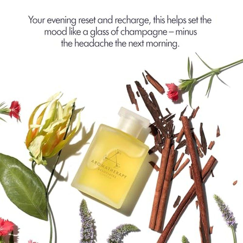 Aromatherapy Associates Revive Evening Bath and Shower Oil ? Natural Hydrating Oil with 3 Essential Oils to Refresh Mind, Body, and Spirit (1.86 oz)