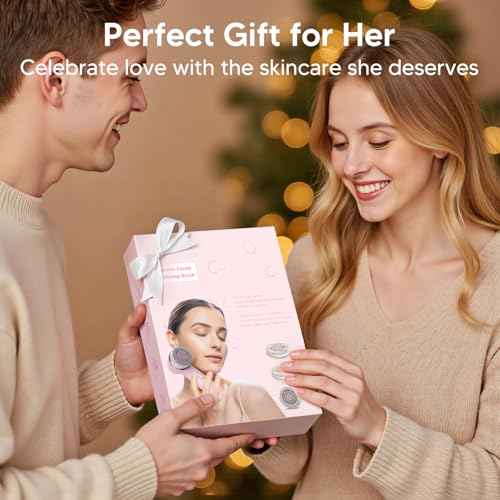 Double Directional Rotating Teenage Cleansing Brush, deep Pore Cleaning Rechargeable Waterproof Cleansing Brush, Trendy Stuff Christmas Gifts/Stocking Stuffer?