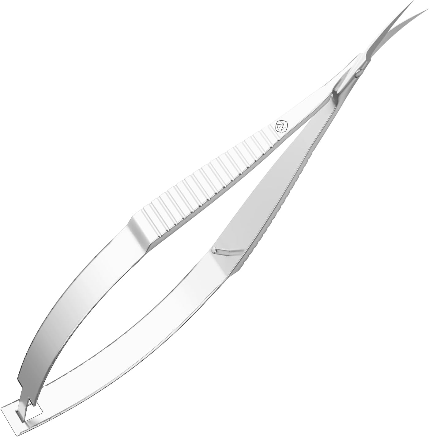 ZIZZON Cuticle Scissors - Extra Fine Curved Precision Tip for Eyebrow, Eyelash, Nail & Skin Grooming | Professional Quality