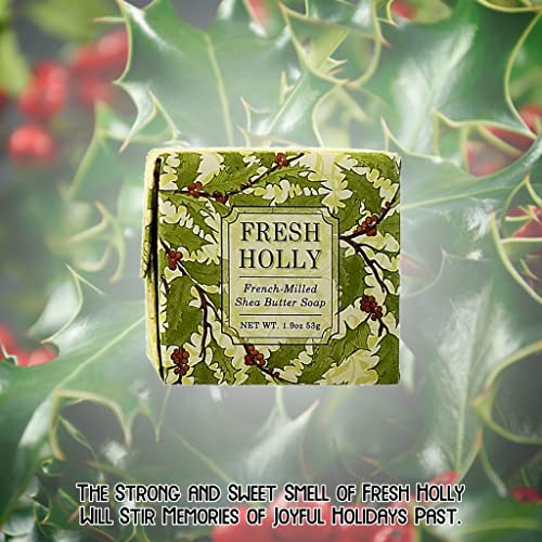 Greenwich Bay Trading Christmas Holiday Soap Sampler - Gift Boxed Set of 4 Assorted Scents