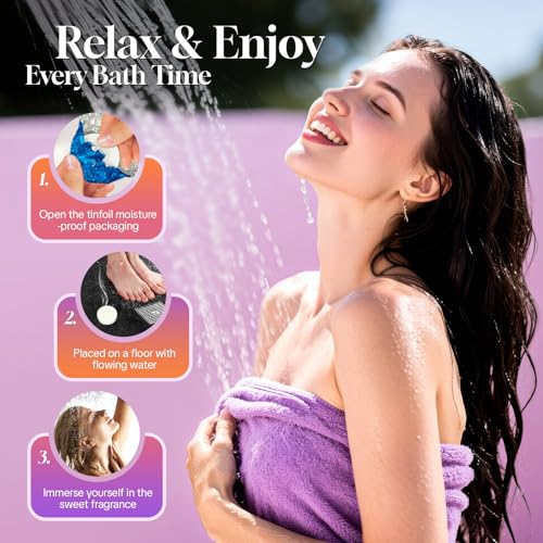 Shower Steamers Aromatherapy 8 Pack - 8% Natural & Organic Essential Oils,Women/Men Spa Steamer, Lingering Intense Aroma Gifts for Women & Men, Spa Gifts & Birthday Christmas Gift Stocking Stuffers