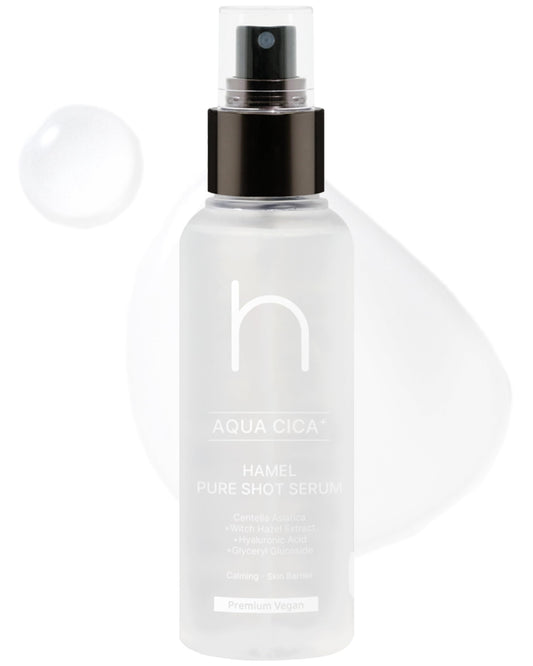 [HAMEL] Pure Shot Booster Calming Mist Serum︱3.38 fl. oz. / 100ml︱Improvement of Skin Barrier and Moisture Density, Skin Soothing, Virginia Witch Hazel Extraxt︱Vegan, Cruelty Free, Clean Beauty
