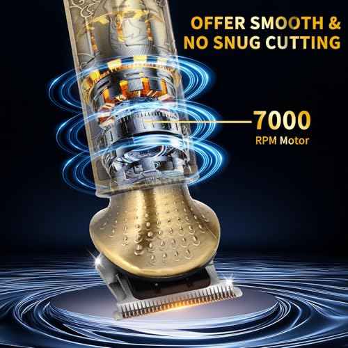 Beard Trimmer for Men, 6 in 1 Hair Clippers Kit, Body Multi Groomer Mens Grooming Kit for Beard face, Nose, and Ear Hair Trimmer, Hair Clipper, NO Blade Oil Needed, Waterproof Wet/Dry Clipper