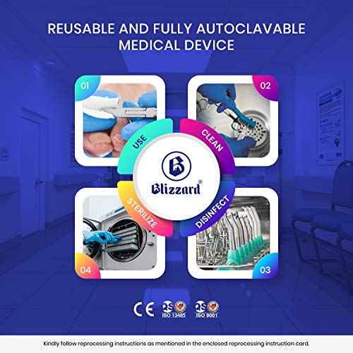 Nail Clippers for Men with Thick or Ingrown Toenails ? Blizzard Podiatrist Toenail Clipper Set German Forged ? 5.5 inch Heavy Duty Nail Cutter ? Moon Head Smooth Handles - Hospital Grade