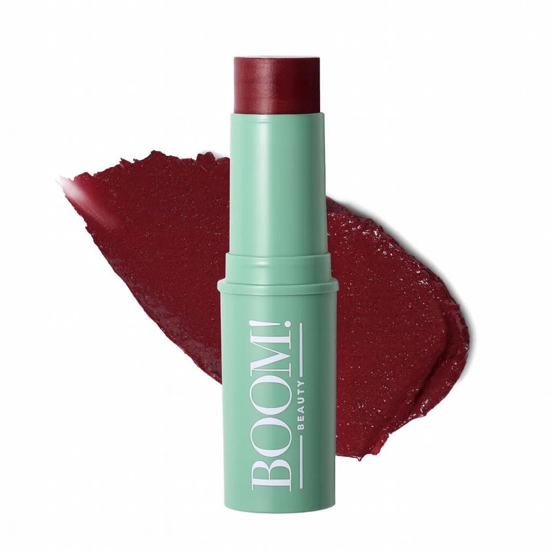 Boomstick Color® All-in-One Cream Blush - Long-Wearing, Blendable Makeup Stick for Cheeks, Eyes & Lips | Berry Shade