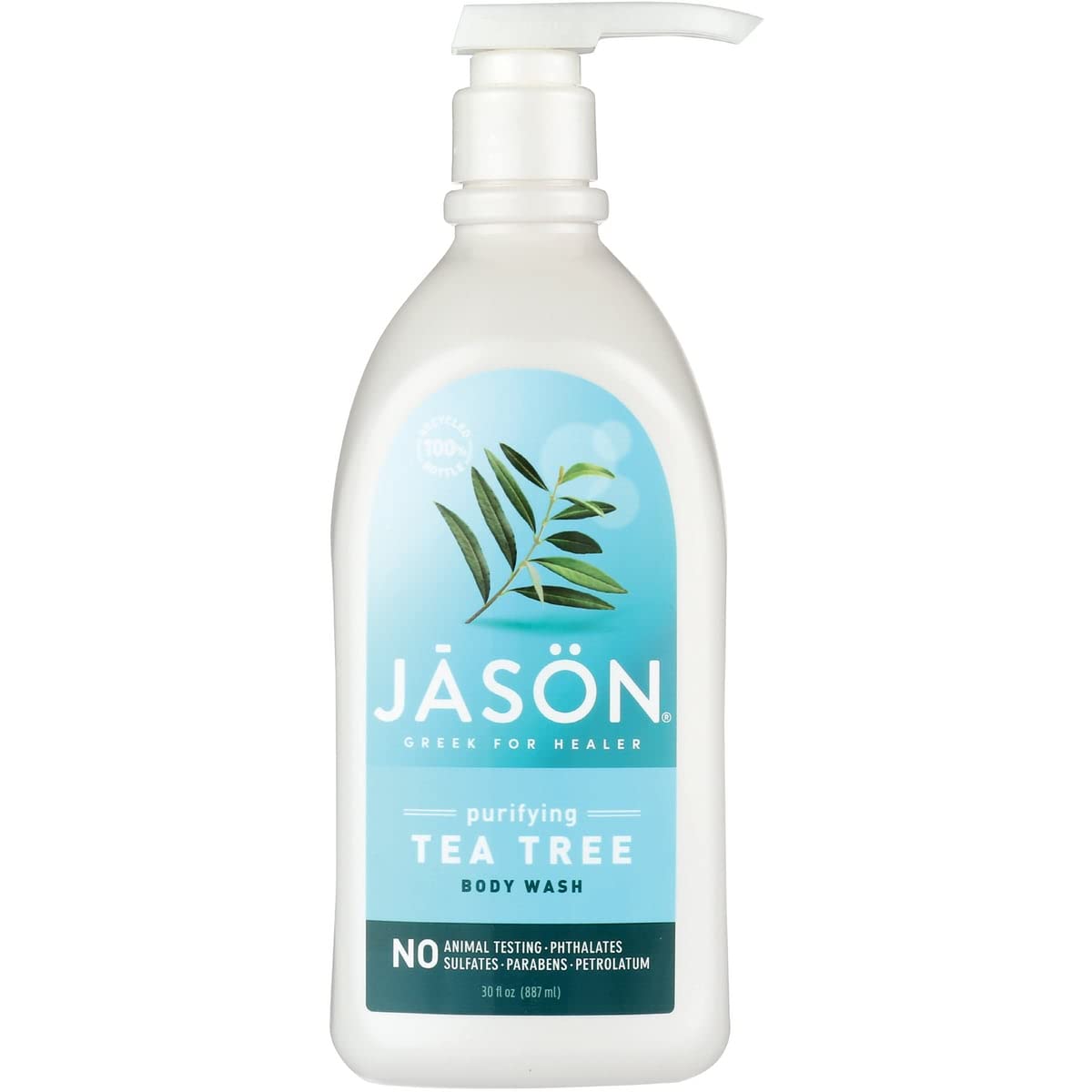 Jason Tea Tree Body Wash - Refreshing & Nourishing Formula | 1.87 lb (Pack of 2)