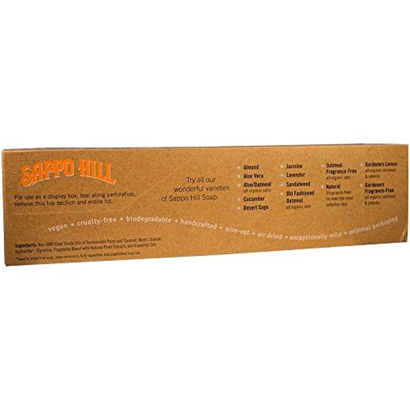 Sappo Hill Natural Glycerine Soap No Color or Fragrance - 3.5 oz - Case of 12