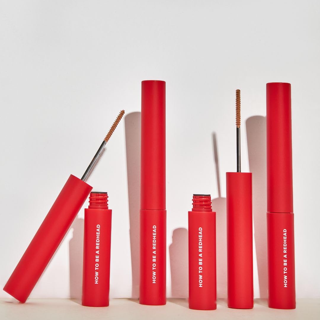 How to be a Redhead Finally Have Brows Longwearing Eyebrow Gel for Redheads, Universal Red Tinted Brow Gel, Cruelty-Free, As Seen On Shark Tank