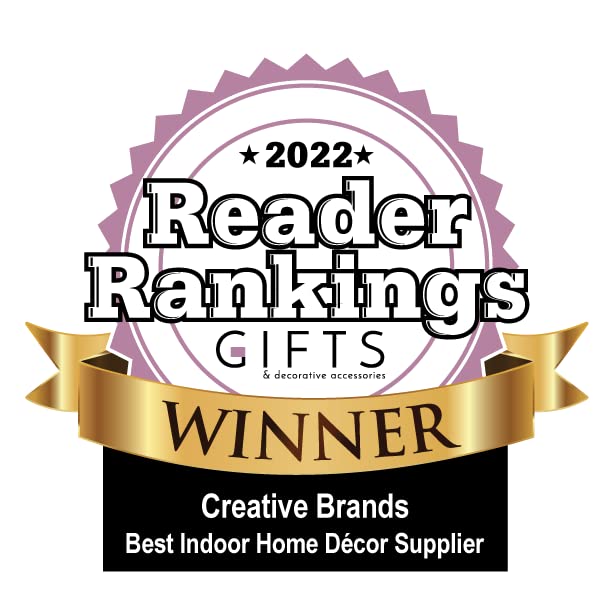 Creative Brands Faithworks - Hand-Carved Paulownia Wood Standing Cross, Small, Natural Finish