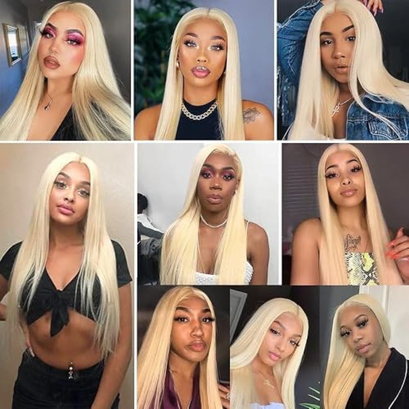 Blonde Human Hair Bundles 613 Straight Bundle Brazilian Virgin Remy Hair 3 Bundles 28 28 28 Inch 613 Loose Wave Bundle