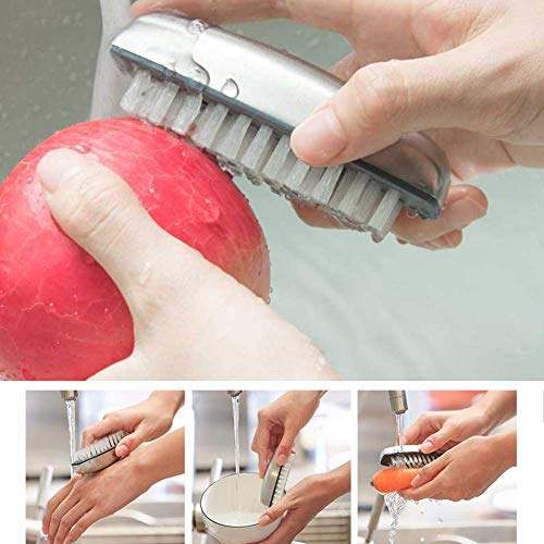 Hand and Nail Brush cleaner,Stainless Steel Soap, fingernail toe Cleaning Scrubbing Brushes & Help Eliminating Smells Absorb Odor (1 PCS)