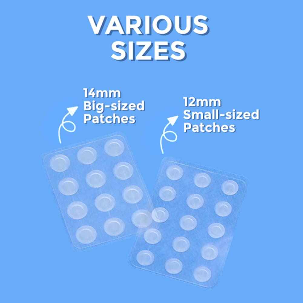 OLIVE YOUNG | Care Plus Spot Patch 1 Pack (102 Count - 10mm*72ea + 12mm*30ea) + Care Plus Large Size Korean Spot Pimple Patches 1Pack (81 Count - 12mm*45ea + 14mm*36ea)