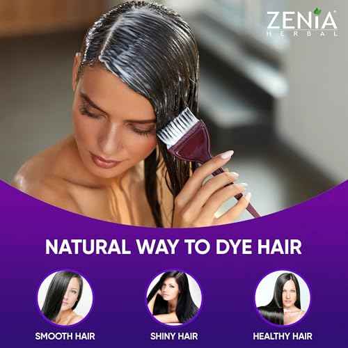 Zenia Indigo Powder (Indigofera Tinctoria) | Hair/Beard Dye Color 3.5oz (100g) | 100% Pure & Natural | No Preservatives