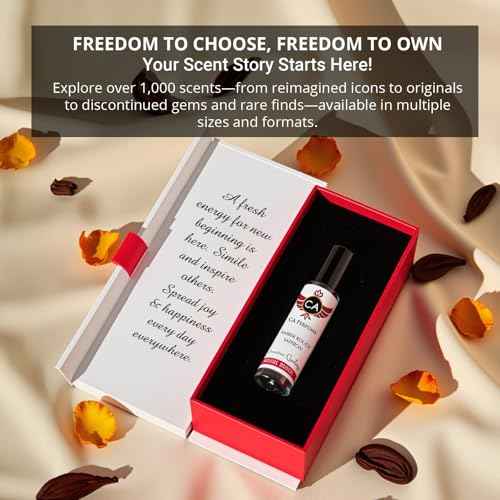 CA Perfume Amber Rouge Saffron For Women and Men Fragrance Body Oil Alcohol-Free Travel Size Roll-On 0.3 Fl Oz (Pack of 2)