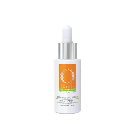 Oxygen Botanicals Radiance C Serum 15%, antioxidant formula to rejuvenate and protect the skin, minimizes dark spots, pigmentation and blemishes, alcohol-free-30ml (Radiance C Serum)
