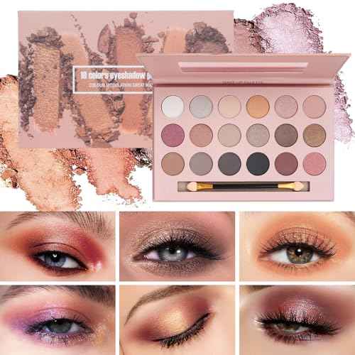 Makeup Kit for Teens Girls Makeup Sets for Teenagers 14-16 Essential Bundle Include 18 Color Eyeshadow Palette Set Makeup Kits for Girls 10-12