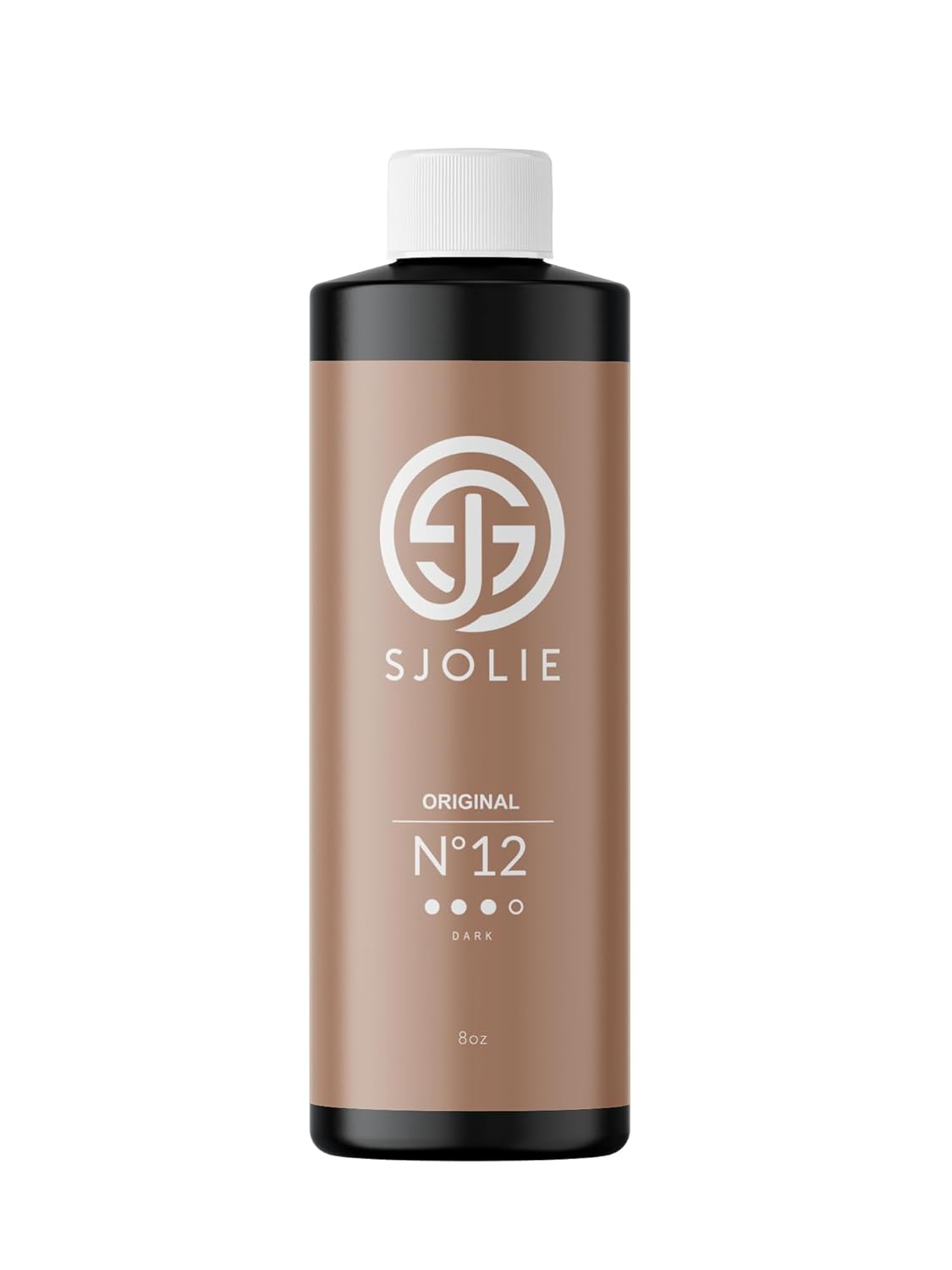 SJOLIE Spray Tan Solution - Dark Hydrating Tanning Spray for Rich Bronze | Long-Lasting All-Natural Formula (8oz)