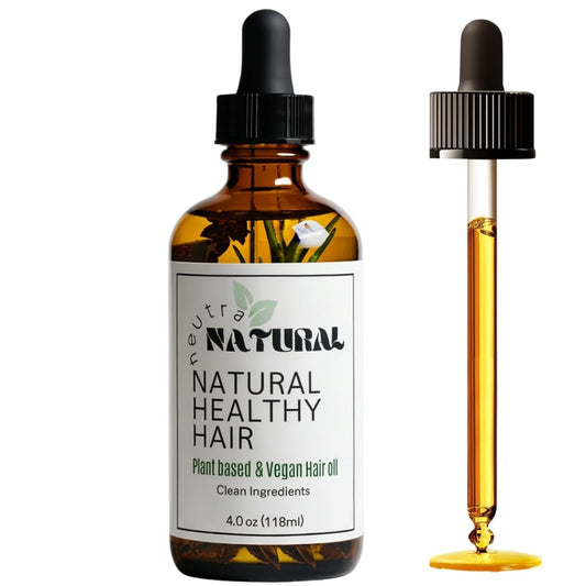 Neutra Natural - Scalp Oil, Hair serum,Botanical Blend Rosemary Hair Growth Oil with Castor Oil and Vitamin E for Thicker-Looking Hair, Plant-Based, Vegan