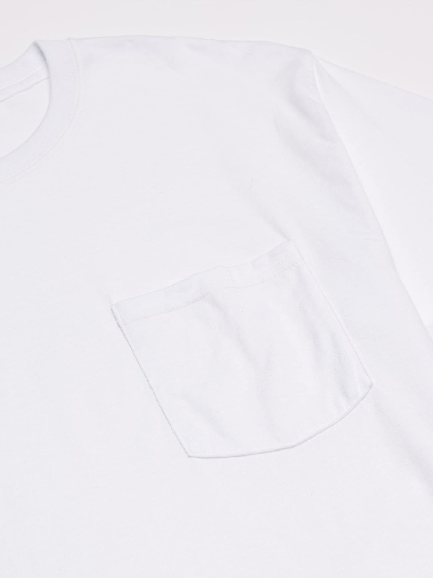 Jerzees Men's Dri-Power Short Sleeve T-Shirt (Pocket & No, Pocket-3 Pack-White, Large