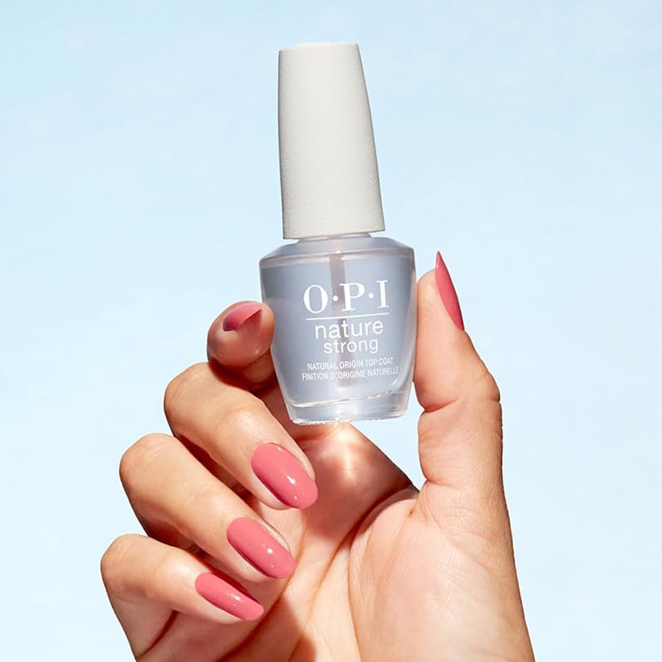 OPI Nature Strong Nail Polish Set - Botanical Base Coat, Top Coat & Color Options | Eco-Friendly, Vegan & Cruelty-Free